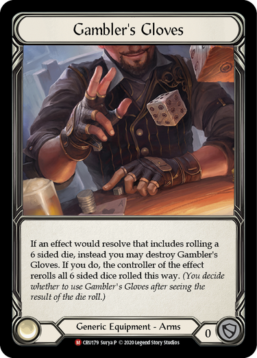 Gambler's Gloves (1st Ed) - Cold Foil